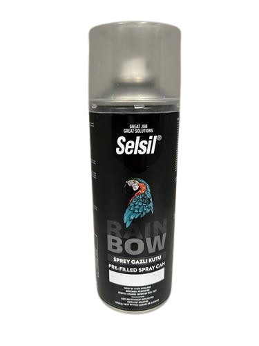 SELSİL GAZLI BOŞ SOLVENT BAZLI BOYA KUTUSU 400 ML
